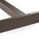 Great Deal Furniture Beau Outdoor Eight Seater Wooden Dining Table, Teak and Rustic Metal Finish Great Deal Furniture