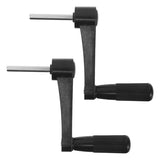 VOSAREA 2pcs Manual Crank Handle Replacement - Table Lift Parts and Crank Handle for Industrial Use - Adjustable Height Desk Assembly for Office and Workshop VOSAREA