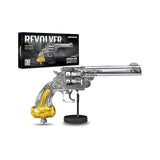 Piececool Metal Model Kits Revolver 3D Metal Puzzle for Adult Jigsaw Set Brain Teaser Best Gifts for Christmas