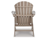 Signature Design by Ashley Sundown Treasure Outdoor Patio HDPE Adirondack Chair, Light Brown Signature Design by Ashley