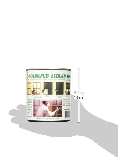 ASSOCIATED PAINT Available 157026 80-400-4 H20 Masking Liquid, 1 Quart, Clear, 32 Fl Oz (Pack of 1) ASSOCIATED PAINT