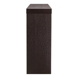 HOMES: Inside + Out Naomi Modern Decorative Accent Console with W-Shaped Legs, Narrow Desk, Wood Entryway Console Table for Living Room, Hallway, Entrance, Small Spaces, Cappuccino HOMES: INSIDE + OUT