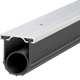 VEVOR Garage Door Seals Bottom Rubber, U Shape +O Ring Combination Garage Door Weather Stripping with Pre-drilled Aluminum Track Retainer Kit, 5/16 inch T-Ends and 3 3/4 inch Width (16 Ft, Black) VEVOR