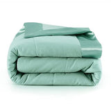 COMFLIVE Queen Blanket with Satin Trim, Bed Blanket for All Seasons - Winter Summer Comfort Soft (Green, Full/Queen) COMFLIVE
