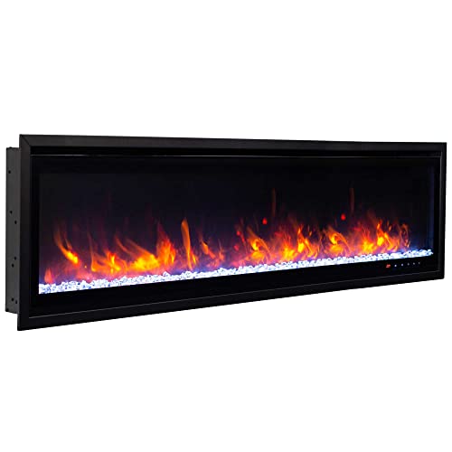Kennedy II Commercial Grade Smart Electric Fireplace 5,000 BTU, 60IN Paramount
