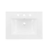 Modway EEI-3766-WHI Cayman 24" Bathroom Sink, White Modway