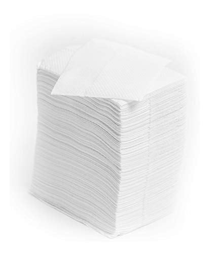 EcoQuality Low Fold Dispenser Napkins, 1-Ply,3 1/2 x 5 in., White 800/pk, Dispenser Napkin Refill, Everyday Napkins, Perfect for Restaurants, Diners, Bodegas & Home EcoQuality