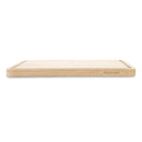 Kitchen Aid Classic Rubberwood Cutting Board with Perimeter Trench, Reversible Chopping Board, 11-inch x 14-Inch, Natural KitchenAid
