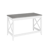 Alera ALEWSF4824GY 47.24 in. x 23.62 in. x 29.53 in. Farmhouse Writing Desk - Gray Alera