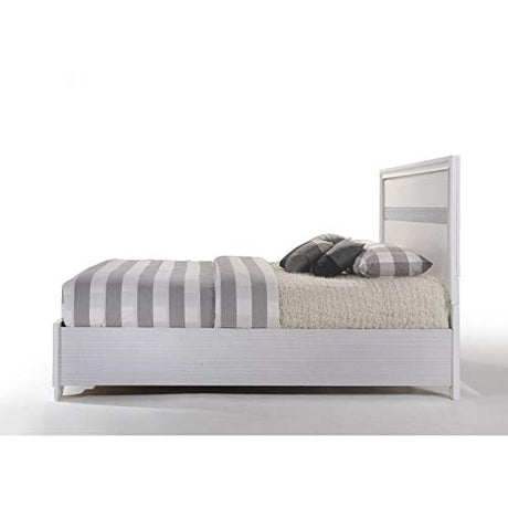Acme Naima Queen Wooden Storage Bed in White ACME Furniture