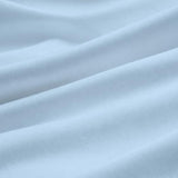 Cottington Lane 4 Piece Cot Sheets Set 30" X 75" with 6 Inch Deep Pocket Light Blue Solid, 100% Egyptian Cotton Cot Sheets, Perfect for Narrow Twin, Camp Bunk,Trifold Mattress, Guest Bed Replacement Cottington Lane