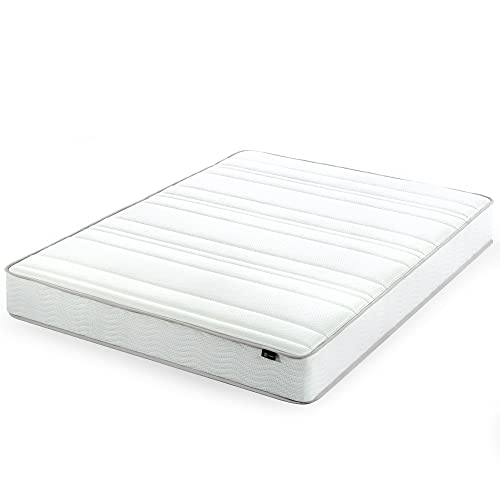 ZINUS 10 Inch Foam and Spring Mattress, Full, CertiPUR-US Certified Foams, Mattress in A Box, White