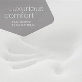 Milliard Memory Foam Futon Mattress - Full Size (Frame Not Included) (Black), 71"52"x6" Milliard
