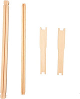 Honey Lake Deep Beehive Frames and Foundations Kit, 10 Pack Brood Wooden Frames and Natural Beeswax Dipped Plastic Foundation for Beekeeping (Black) Honey Lake