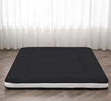 Dr.Futon Japanese Floor Futon Mattress Extra Thick Folding Roll Up Bed Topper Mat for Guest,Lounger and Tavel Dr.Futon