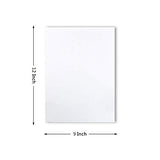 100 Sheets of Practice Watercolor Paper (9" x 12") - 190 GSM, Acid-Free and Cold Pressed.. Perfect for Painting, Sketching or Drawing. Wet, Dry and Mixed Media. Bulk Pack Ashby