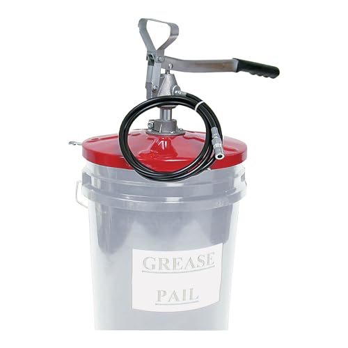 Zeeline By Milton ZE550, Grease Pump, 1.2 Ounces Per 28 Strokes, Designed To Fit 25-50 LBS of Grease, Manual Grease Pump with Carrying Handle, Maximum Output Pressure 3500 PSI - WoodArtSupply