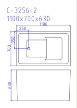 43" Acrylic Freestanding Bathtub with Seat, Japanese Soaking Tub Spacious Rectangular Shape, Modern Soaking Bathtub, Gloss White Finish, Chrome Slotted Overflow & Pop-Up Drain Runave