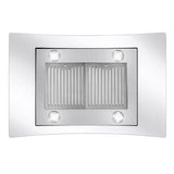 COSMO COS-668ICS900 36 in. Lumin Collection 380 CFM Ducted Island Range Hood, Soft Touch Controls, LED Lights, Stainless Steel COSMO