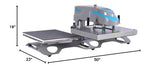 KEIKI 16x20 Inch Large Digital Auto Pneumatic Dual Platen Swing Head Sublimation Heat Press Machine for T-Shirt with Infrared Positioning, Heat Transfer Printing Machine for Commercial, 110V,2000W KEIKI