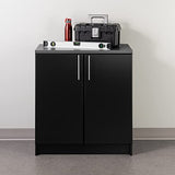 Prepac Elite 32" Black Storage Cabinet with Adjustable Shelf Prepac