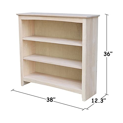 International Concepts Shaker Bookcase - 36 in H International Concepts