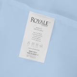 Royale Linens Fitted Sheet Twin - Ultra Soft 1800 Brushed Microfiber - Hotel Luxury Bottom Sheets - Wrinkle Free & Fade Resistant - Deep Pocket Fitted Sheet Only (Twin, Lake Blue) ROYALE LINENS