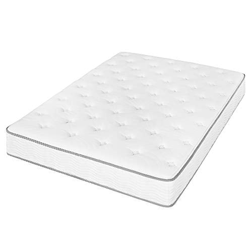 Olee Sleep Queen Mattress, 10 Inch Plush Cloud Hybrid Mattress, Gel Infused Memory Foam, Pocket Spring for Support and Pressure Relief, CertiPUR-US Certified, Bed-in-a-Box, Soft, Queen Size