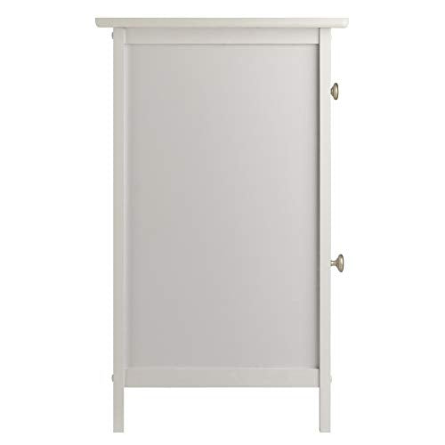 Winsome Eugene Accent Table, 18.90"W x 14.96"D x 25"H, White Winsome