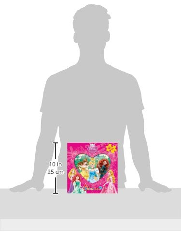 Disney Princess My First Puzzle Book - Jigsaw Puzzles for kids, 10-page board book, 5 puzzles to enjoy Phidal