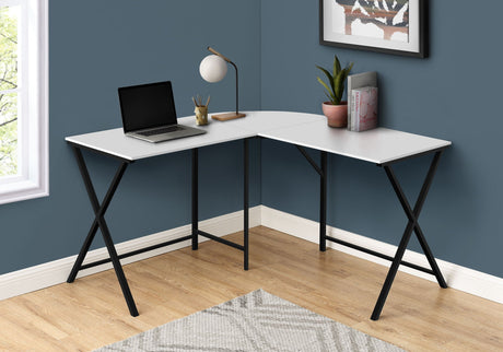 Contemporary L-Shaped Corner Computer Desk HouseOfZazla