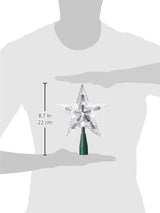 Kurt Adler Star Treetop 10-Light Set, 7-Inch, Clear Kurt S. Adler