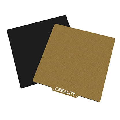 Creality Official PEI Plate with Adhesive for Creality Ender 3/Ender 3 Pro/Ender 3 V2/Ender 3 S1/Ender 3 S1 pro/Ender 3 neo/Ender 3 v2 neo/Ender 5/Ender 5 Pro and All 265*250*8mm, Size 3D Pri - WoodArtSupply