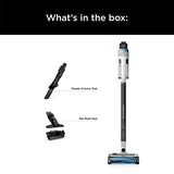 Shark IZ562H Cordless Pro Vacuum with Clean Sense IQ and Odor Neutralizer, PowerFins Plus Brushroll, Includes Duster Crevice & Pet Tool, Up to 40 Minute Runtime, Light Blue, Without MultiFLEX Shark