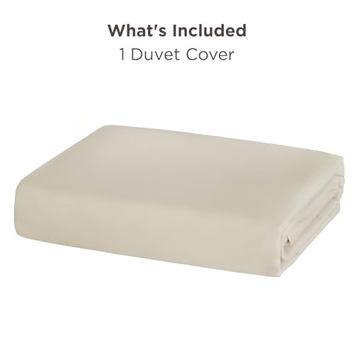 Bedsure Duvet Cover Queen Size - Only Includes 1 Duvet Cover (90"x90"), Hotel Luxury Soft Double Brushed All Season Bedding for Kids & Adults, Zipper Closure, NO Comforter, Linen Bedsure