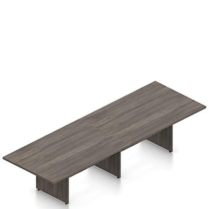 Offices To Go 12 FT Contemporary Rectangular Conference Room Table in (Artisan Grey) - WoodArtSupply