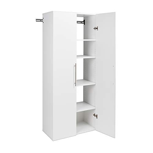 HangUps Large Storage Cabinet, 30", White Prepac