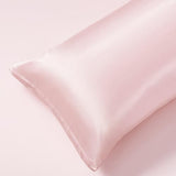 HommxJF 5Pcs Blush Pink Silk Sheets Full,Blush Pink Satin Sheets Set Full Size Silky Comforter Bedding Sheets with 1 Satin Flat Sheet,1Deep Pocket Fitted Sheet,3 Pillowcases with Envelope Closure HommxJF