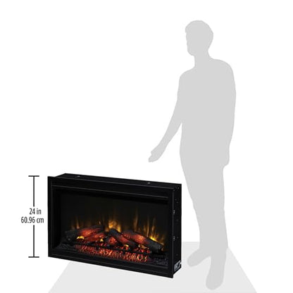 ClassicFlame 36" Traditional Built-in Electric Fireplace Insert, 120 volt