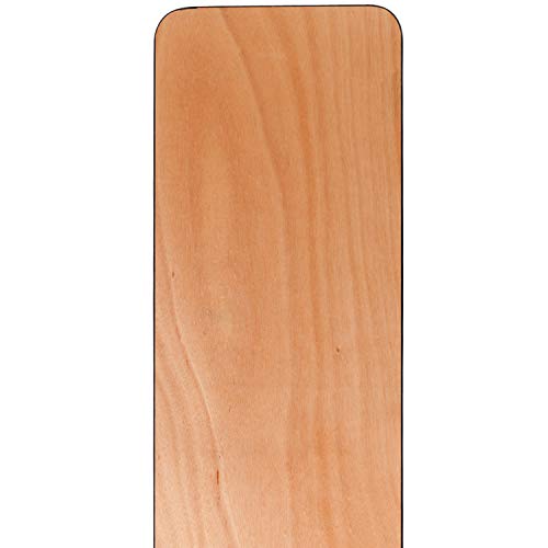 EMMA + OLIVER 8-Foot Rectangular Wood Folding Training/Seminar Table with Clear Coated Top EMMA + OLIVER