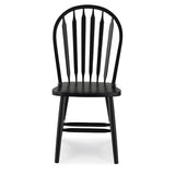 International Concepts Windsor Dining Chair, Black International Concepts