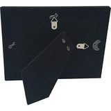 Personalized Add Your Custom Text Engraved Anodized Aluminum Hanging/Tabletop Personalized Group Family Photo Picture Gray Frame (4x6-inch Horizontal) CustomGiftsNow