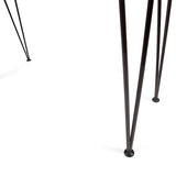 Christopher Knight Home Denali Outdoor Industrial Acacia Wood Bar Set with Finished Iron Frame, Teak Finish / Rustic Metal Christopher Knight Home