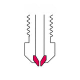 Ruby Nozzles for 3D Printers MK8 E3D Prusa Ender3 (E3DV6, 0.4mm) MOD3DP