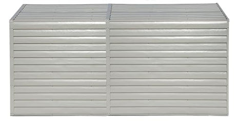 Arrow Yardsaver Compact Galvanized Steel Storage Shed with Pent Roof, 4' x 10' Arrow