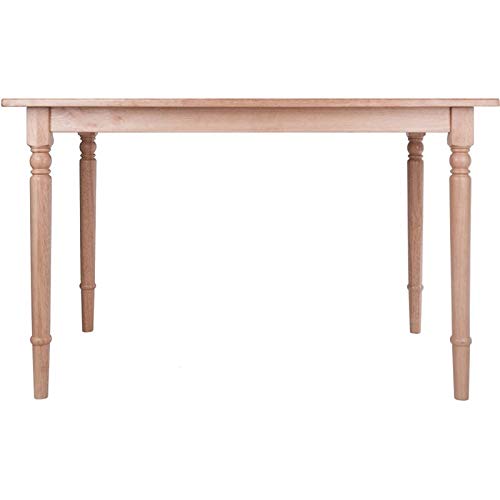 Pemberly Row Transitional Solid Wood Dining Table in Natural Pemberly Row