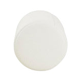 HomePop Upholstered Round Ottoman Home Décor|Foot Rest Ottoman - Cream Boucle 17.5 * 17.5 inch HomePop