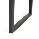 Jennings Solid Wood Live Edge Sofa Bar Table in Cherry and Ebony Finish Steve Silver