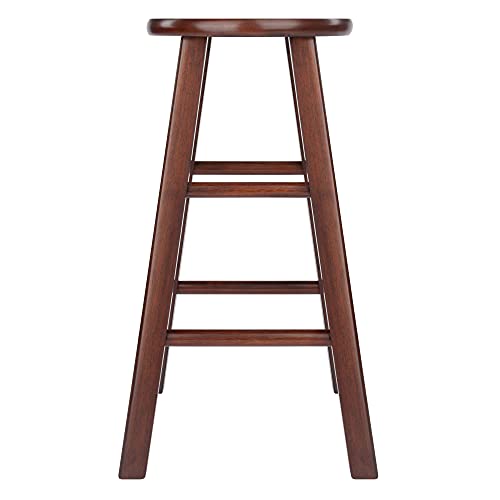 Winsome Wood Element Counter Stools, 2-Pc Set, Walnut, 24 Winsome