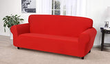 Madison Jersey Sofa Slipcover, Red Madison